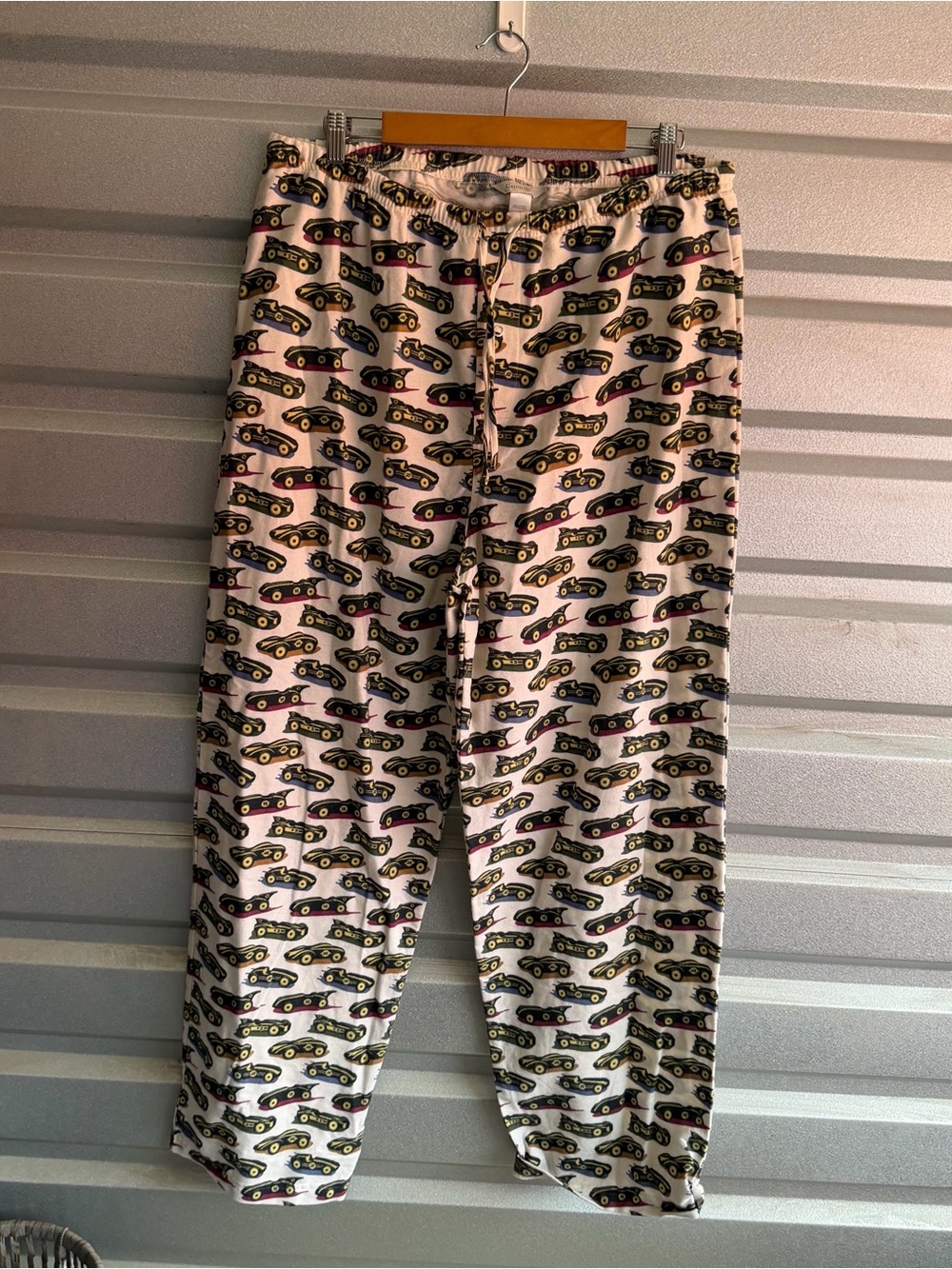 Garnet Hill vintage car print pj pants